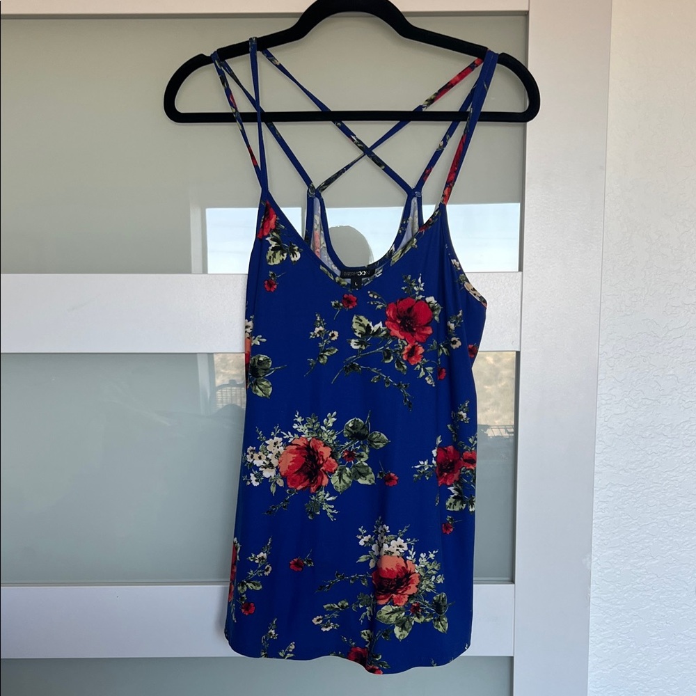 Papermoon Blue Floral Camisole Top